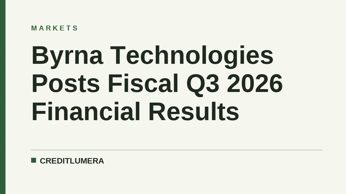 Byrna Technologies Posts Fiscal Q3 2026 Financial Results