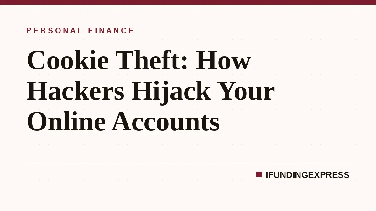 Cookie Theft: How Hackers Hijack Your Online Accounts