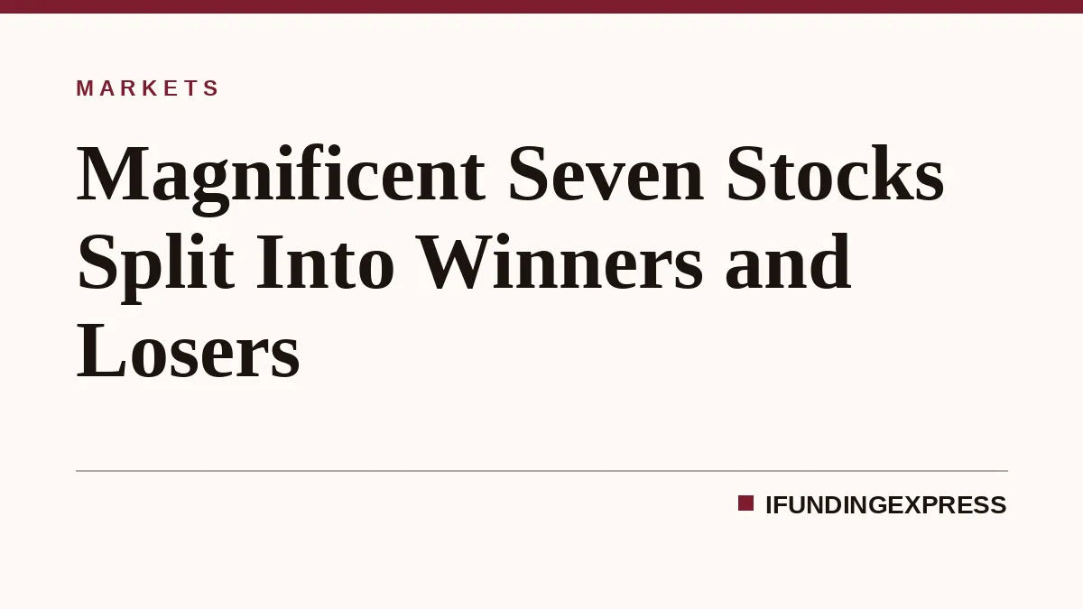 Magnificent Seven Stocks Split Into Winners and Losers