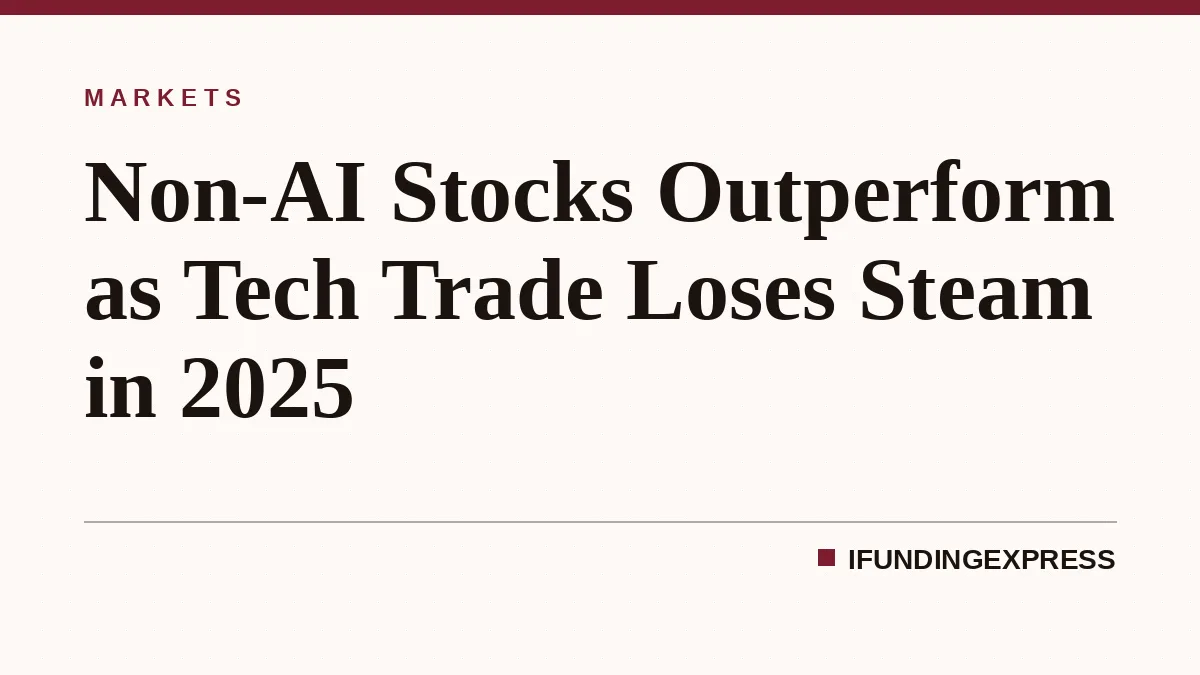 Non-AI Stocks Outperform as Tech Trade Loses Steam in 2025