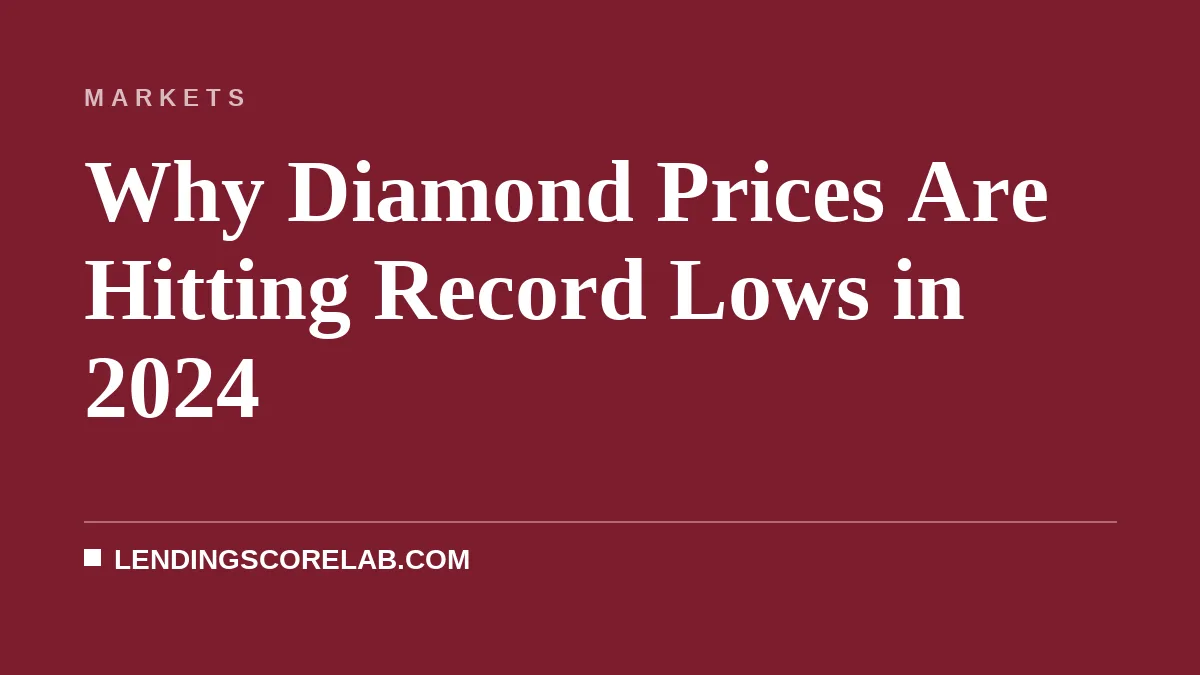 Why Diamond Prices Are Hitting Record Lows in 2024