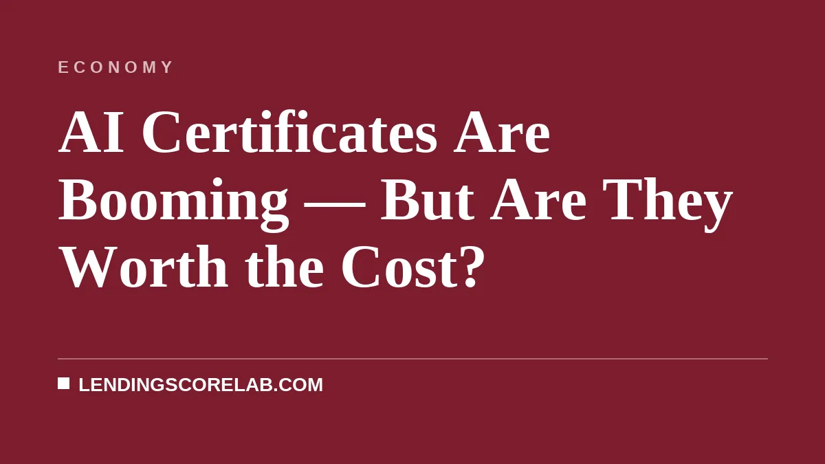 AI Certificates Are Booming — But Are They Worth the Cost?