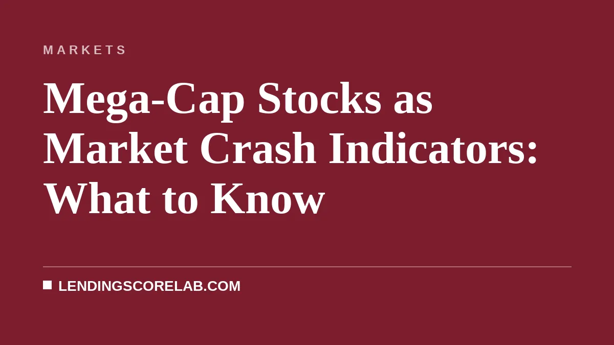 Mega-Cap Stocks as Market Crash Indicators: What to Know