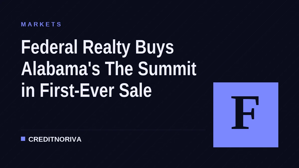 Federal Realty Buys Alabama's The Summit in First-Ever Sale