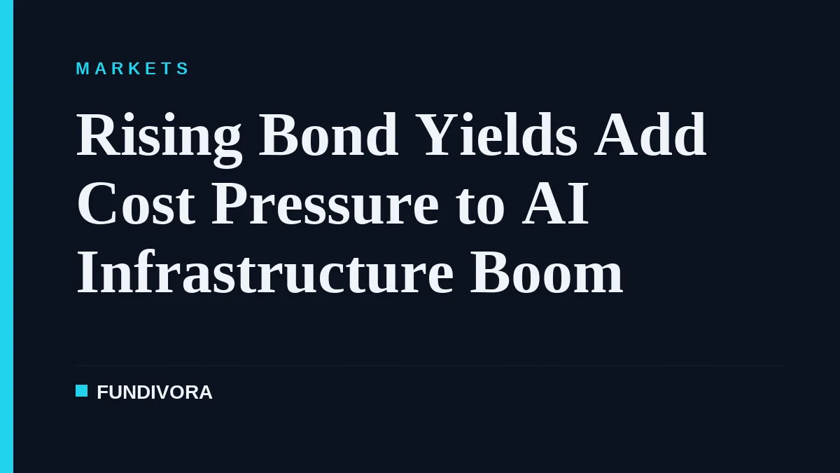 Rising Bond Yields Add Cost Pressure to AI Infrastructure Boom