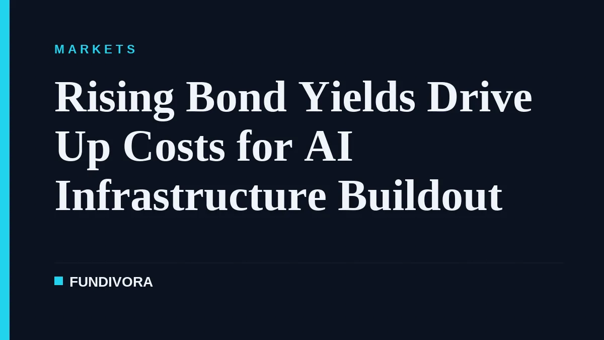 Rising Bond Yields Drive Up Costs for AI Infrastructure Buildout