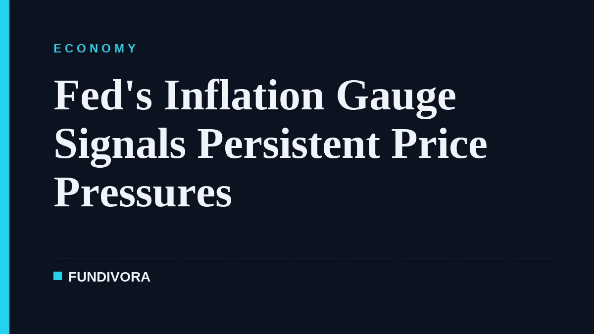 Fed's Inflation Gauge Signals Persistent Price Pressures