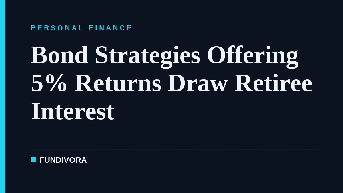Bond Strategies Offering 5% Returns Draw Retiree Interest