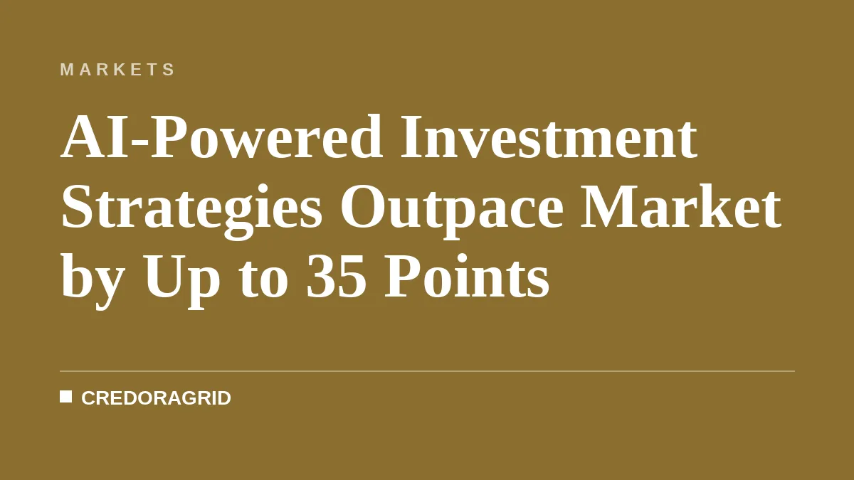 AI-Powered Investment Strategies Outpace Market by Up to 35 Points