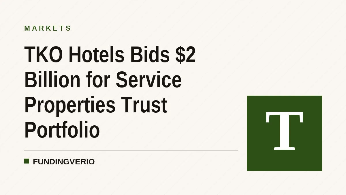 TKO Hotels Bids $2 Billion for Service Properties Trust Portfolio