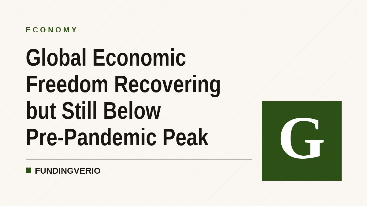 Global Economic Freedom Recovering but Still Below Pre-Pandemic Peak