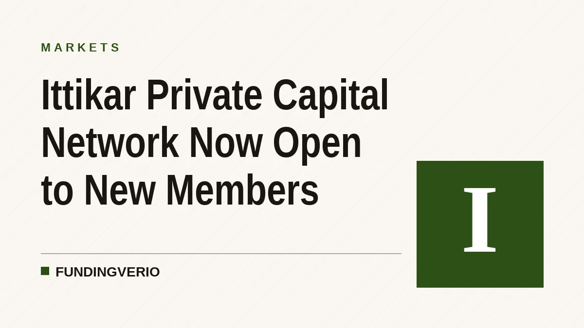 Ittikar Private Capital Network Now Open to New Members