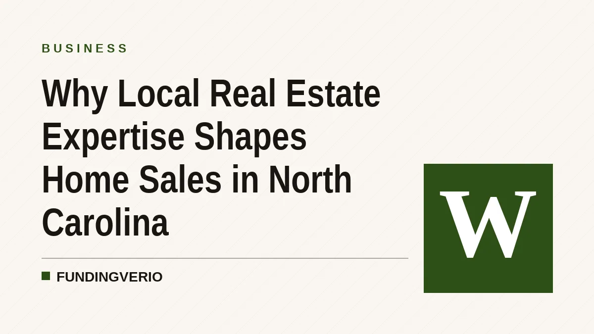 Why Local Real Estate Expertise Shapes Home Sales in North Carolina