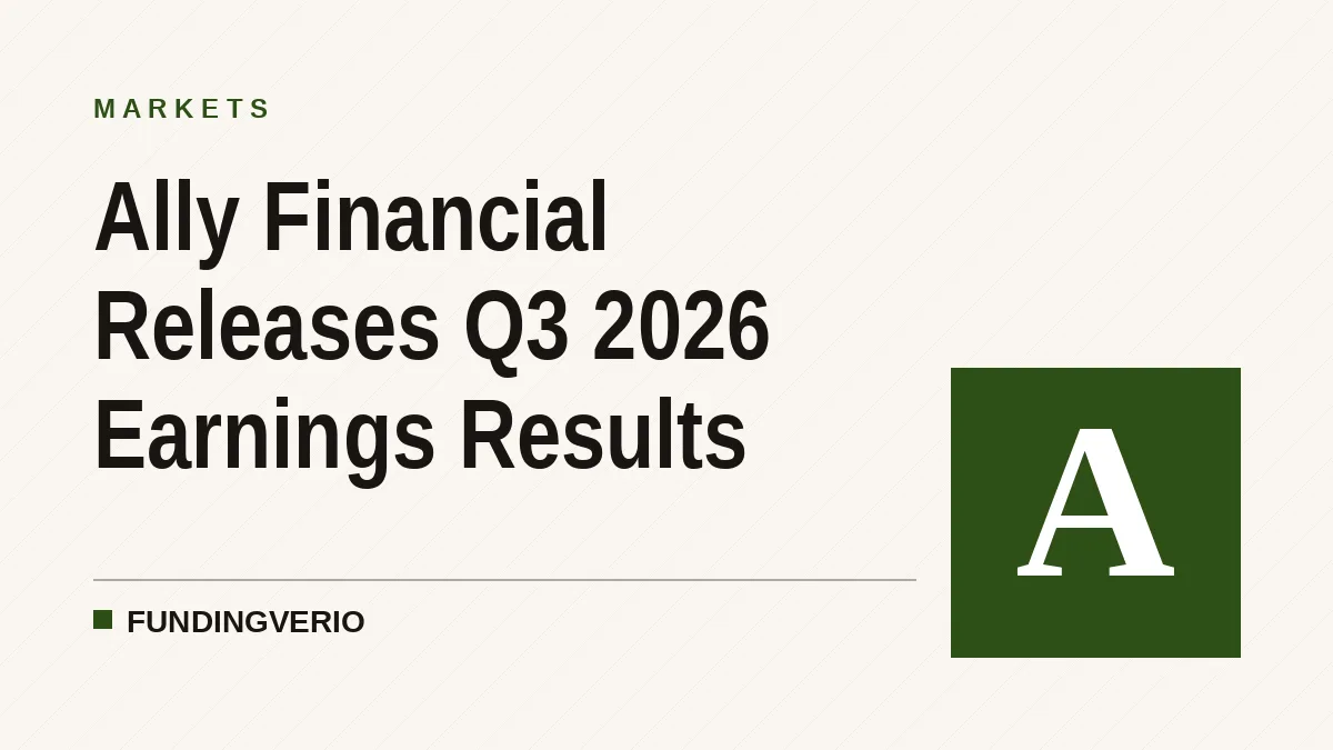 Ally Financial Releases Q3 2026 Earnings Results