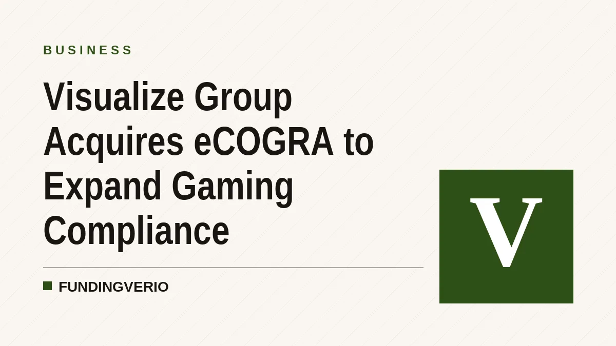 Visualize Group Acquires eCOGRA to Expand Gaming Compliance