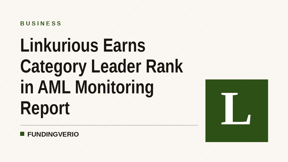 Linkurious Earns Category Leader Rank in AML Monitoring Report