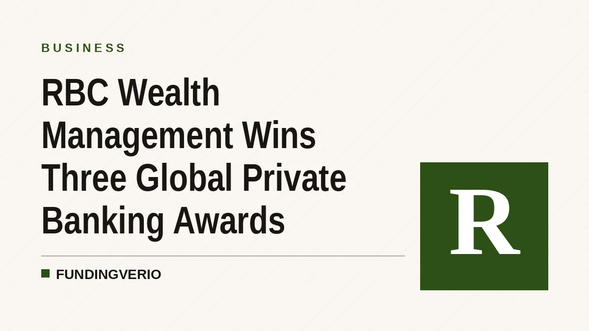 RBC Wealth Management Wins Three Global Private Banking Awards
