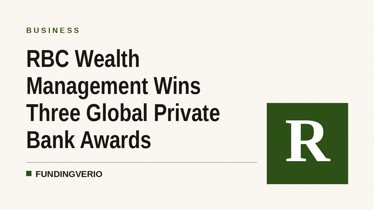 RBC Wealth Management Wins Three Global Private Bank Awards