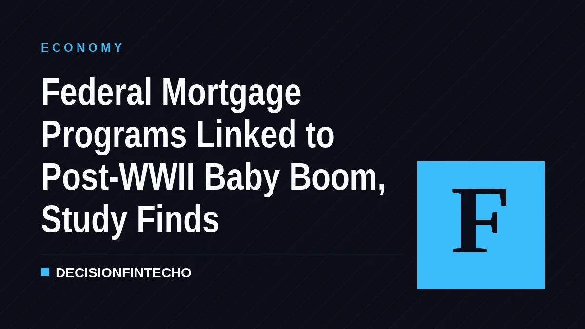 Federal Mortgage Programs Linked to Post-WWII Baby Boom, Study Finds