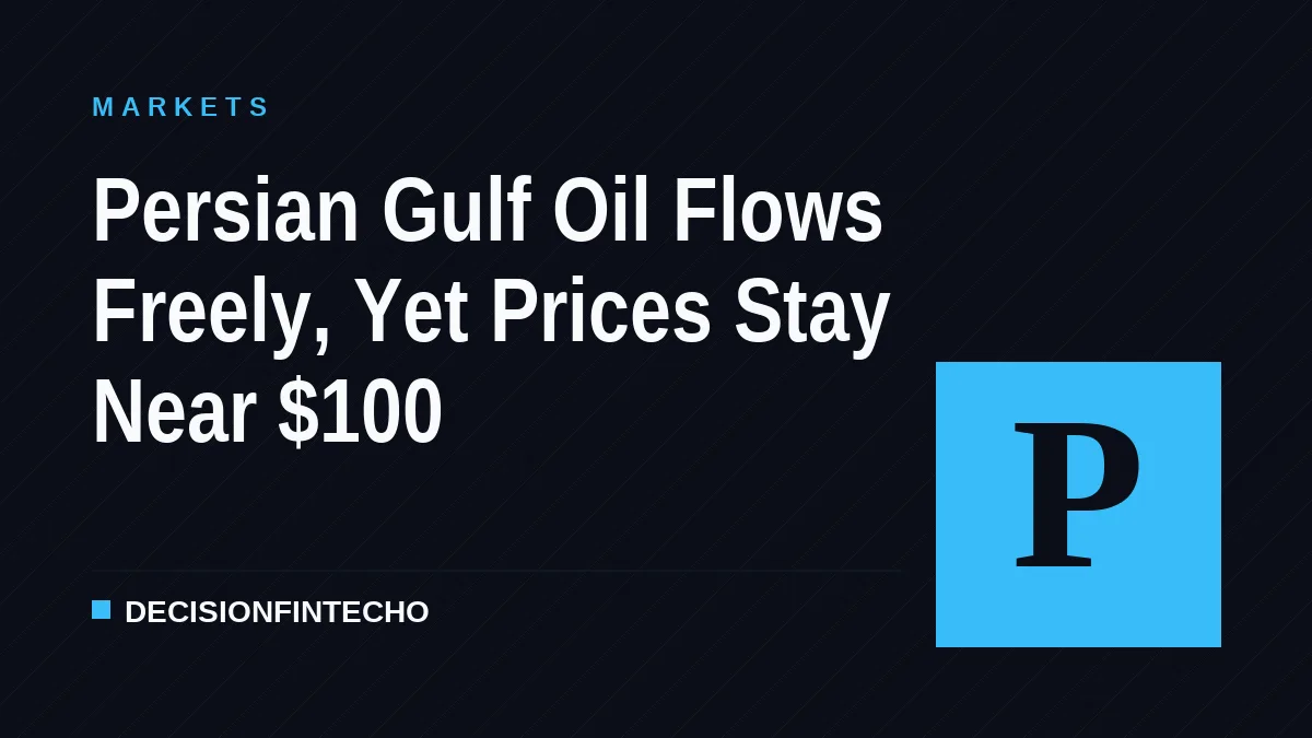 Persian Gulf Oil Flows Freely, Yet Prices Stay Near $100