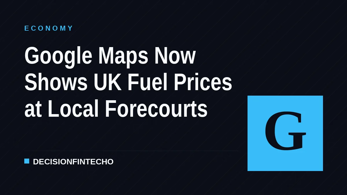 Google Maps Now Shows UK Fuel Prices at Local Forecourts