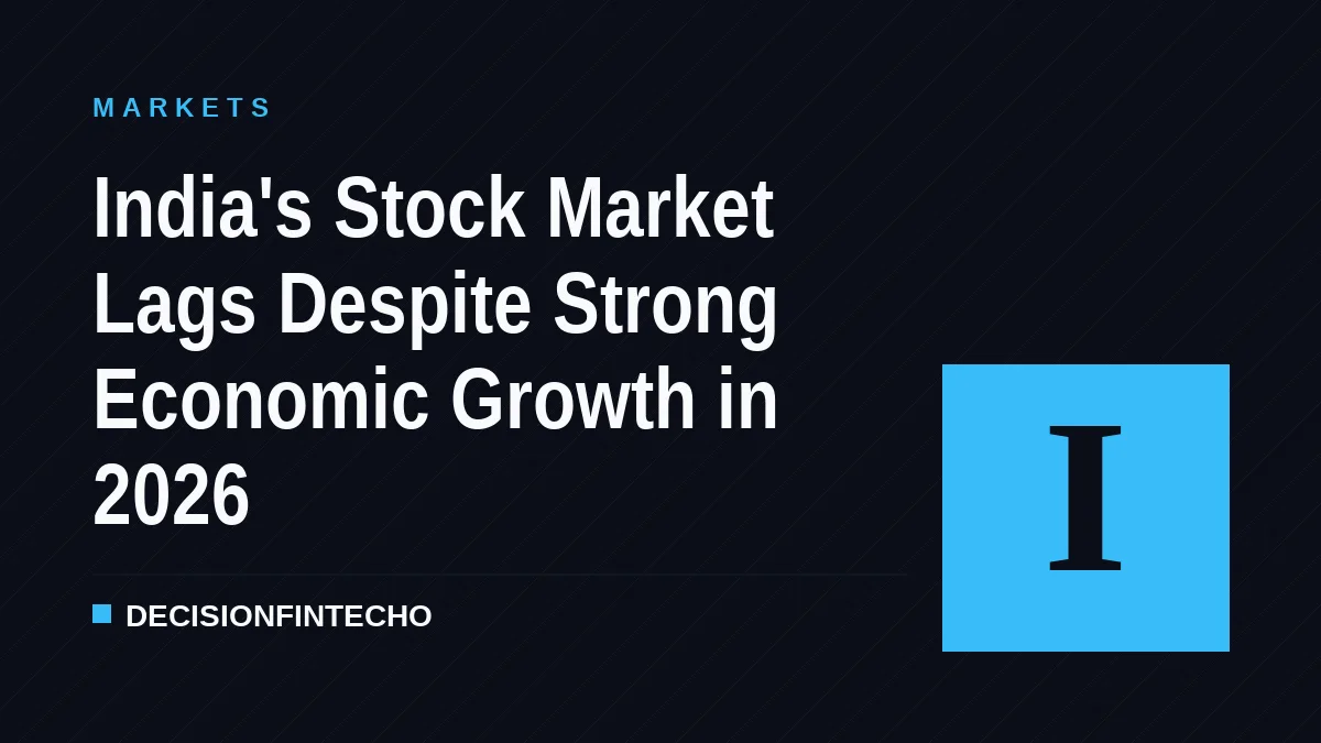 India's Stock Market Lags Despite Strong Economic Growth in 2026