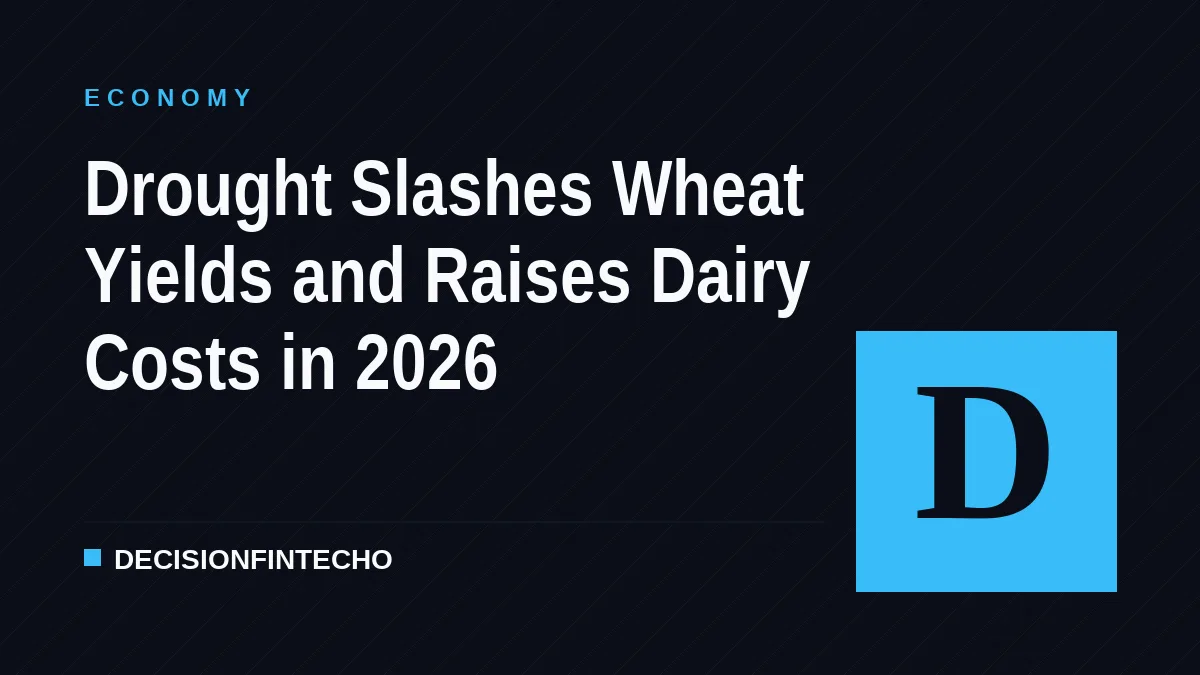 Drought Slashes Wheat Yields and Raises Dairy Costs in 2026