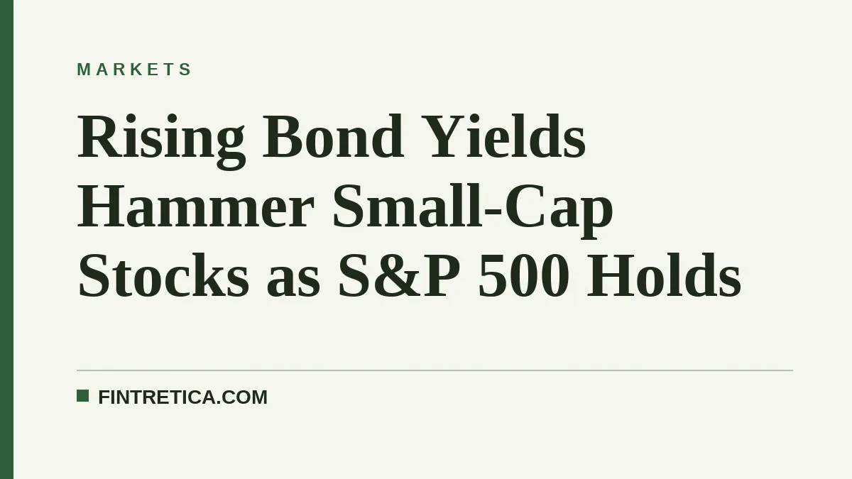 Rising Bond Yields Hammer Small-Cap Stocks as S&P 500 Holds
