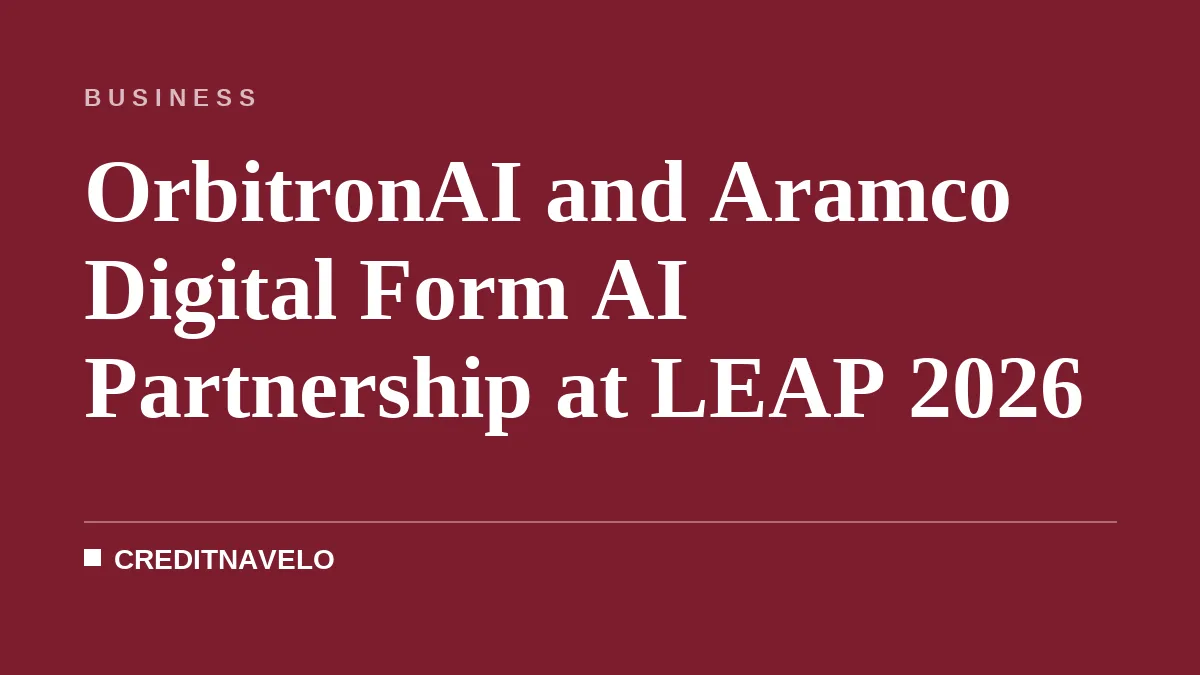 OrbitronAI and Aramco Digital Form AI Partnership at LEAP 2026