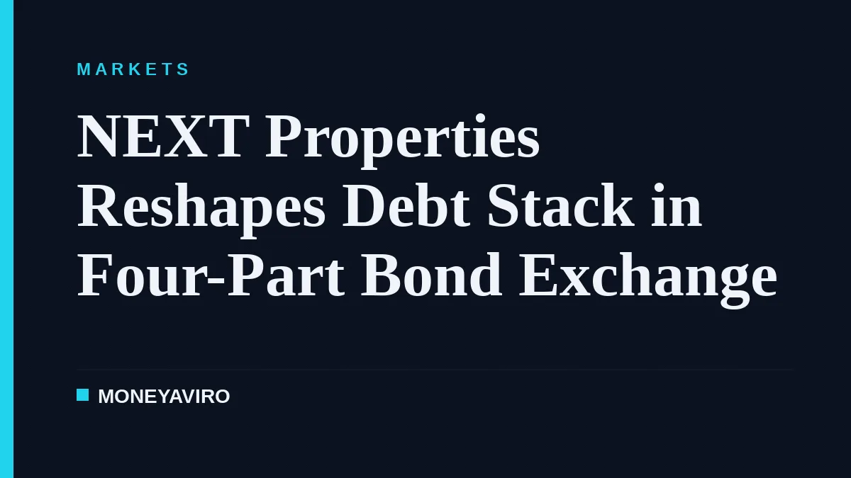 NEXT Properties Reshapes Debt Stack in Four-Part Bond Exchange