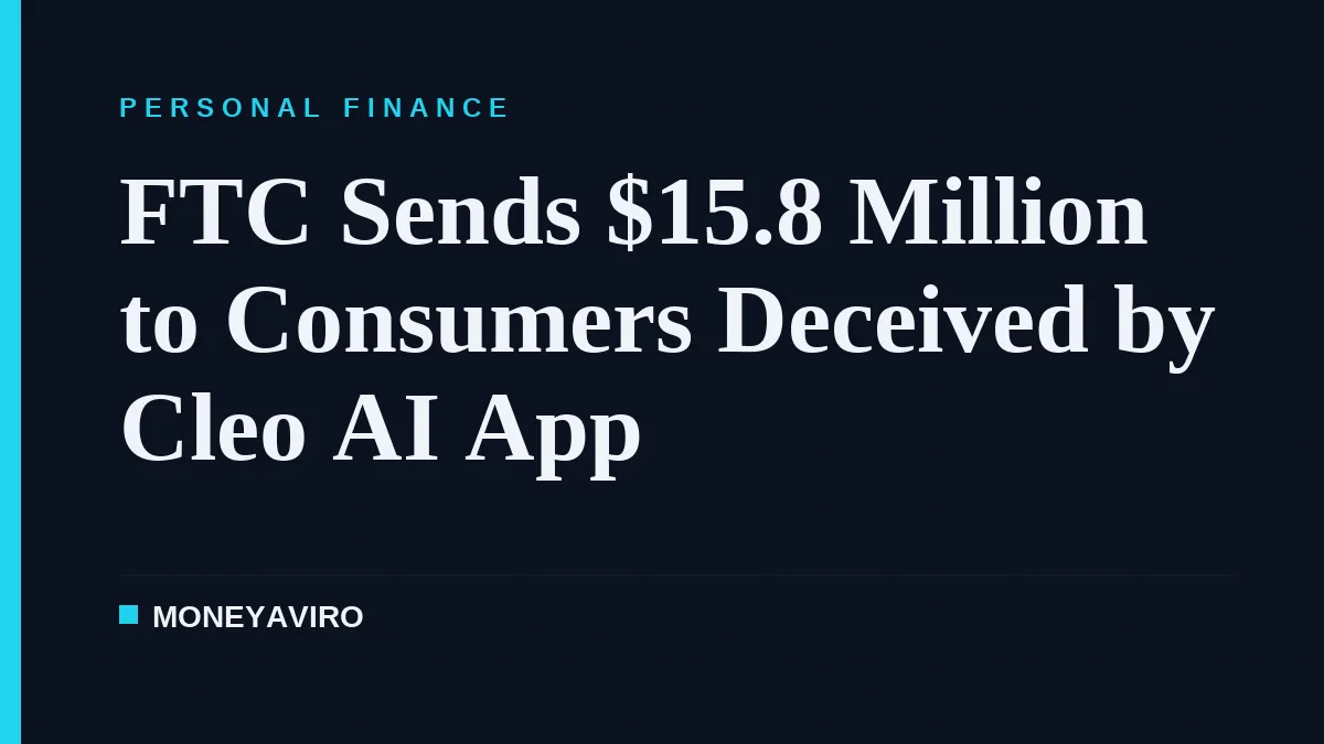 FTC Sends $15.8 Million to Consumers Deceived by Cleo AI App