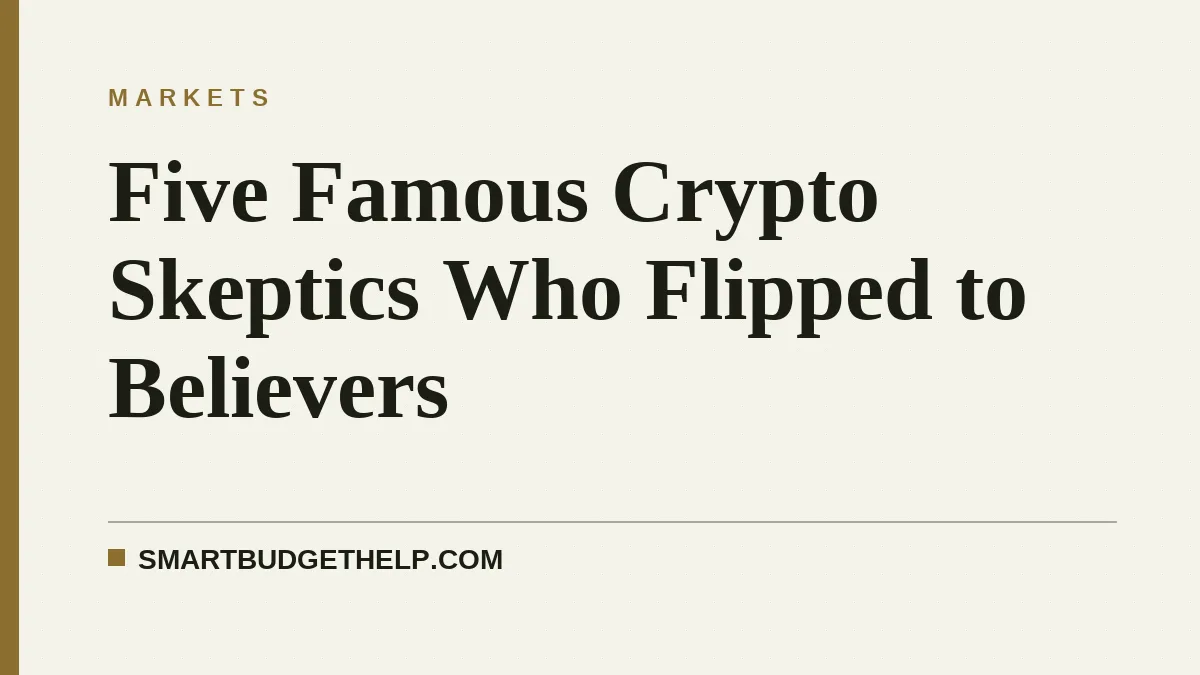 Five Famous Crypto Skeptics Who Flipped to Believers