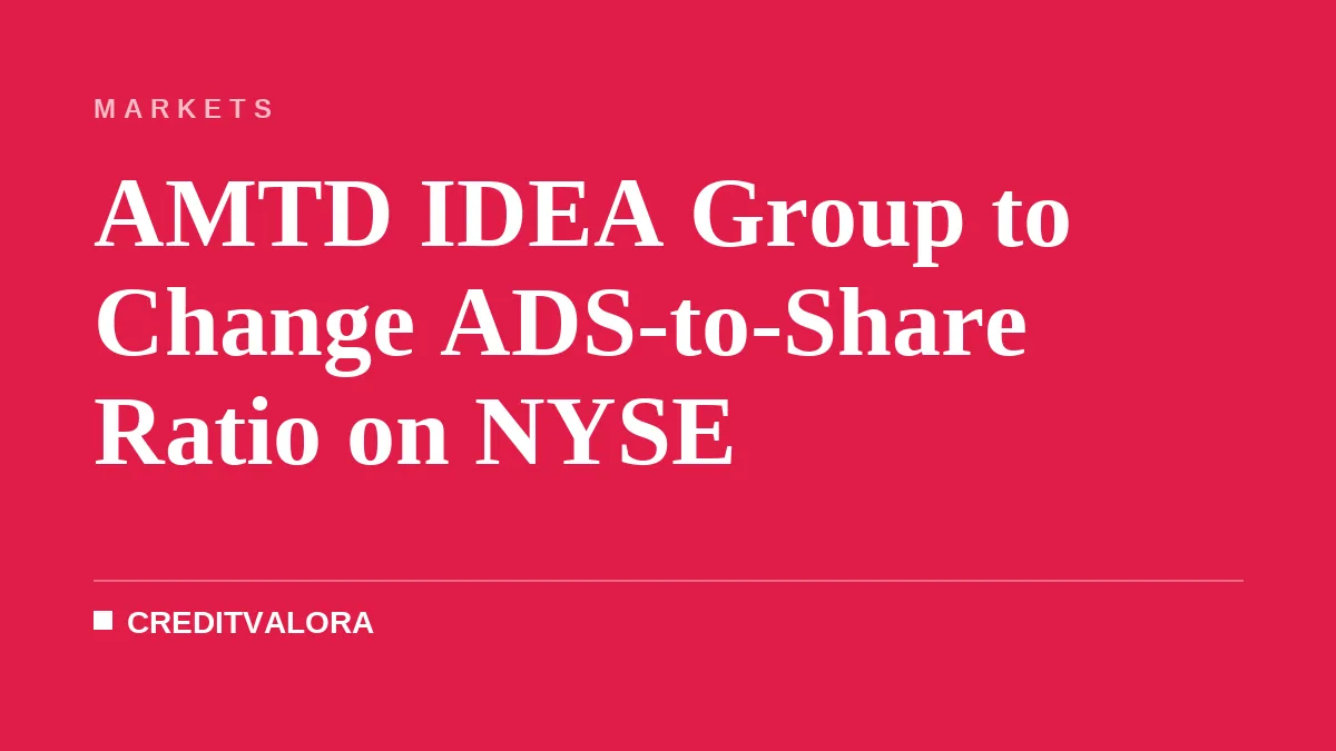 AMTD IDEA Group to Change ADS-to-Share Ratio on NYSE