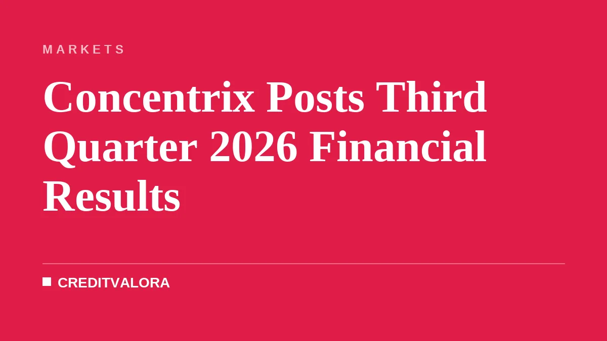 Concentrix Posts Third Quarter 2026 Financial Results