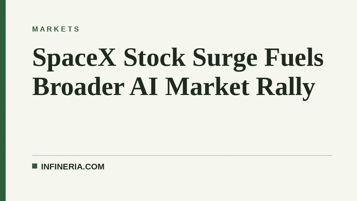 SpaceX Stock Surge Fuels Broader AI Market Rally