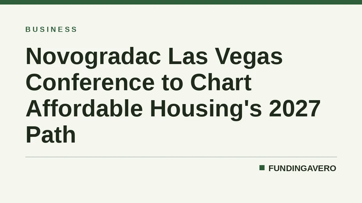 Novogradac Las Vegas Conference to Chart Affordable Housing's 2027 Path