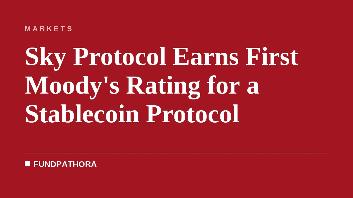 Sky Protocol Earns First Moody's Rating for a Stablecoin Protocol