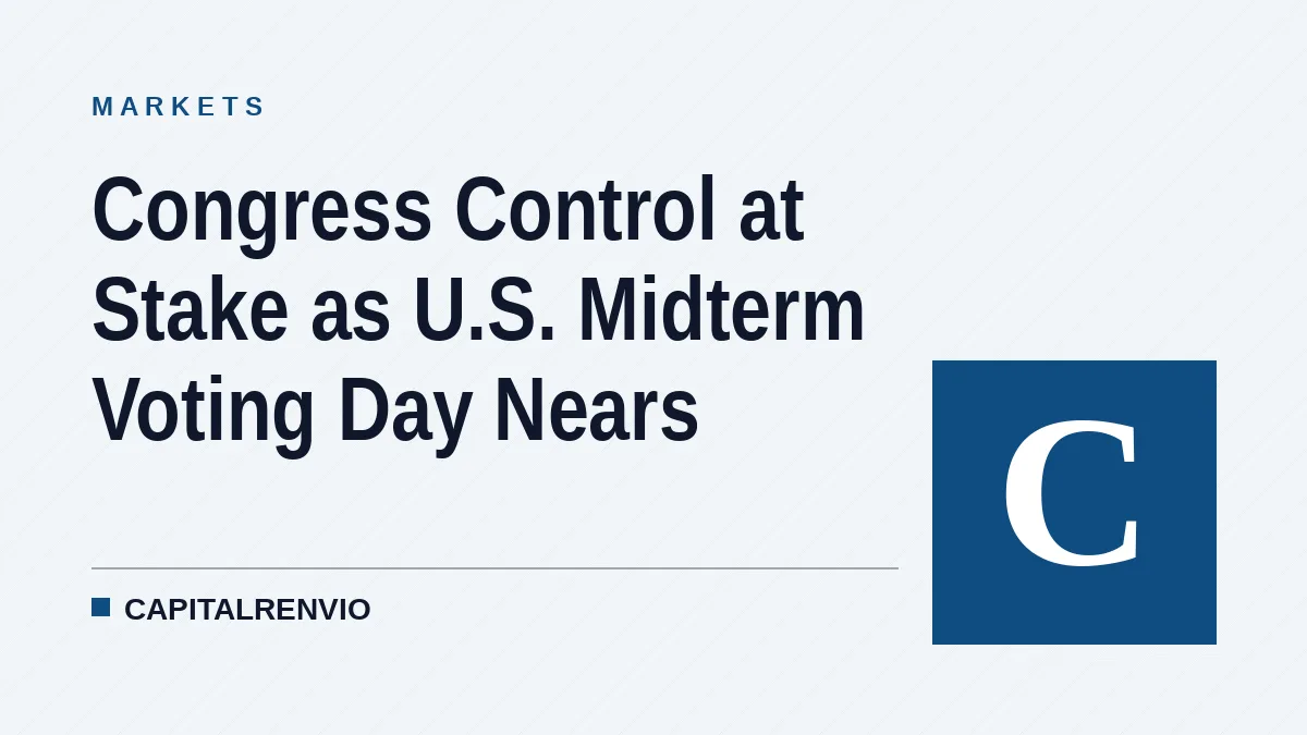 Congress Control at Stake as U.S. Midterm Voting Day Nears