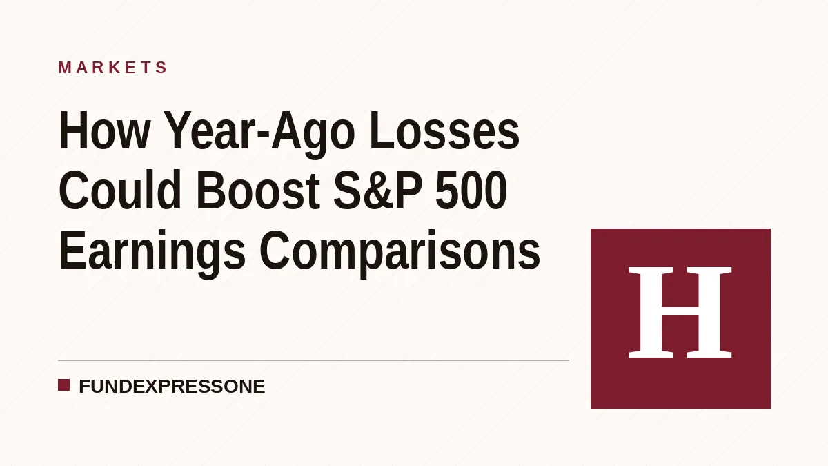 How Year-Ago Losses Could Boost S&P 500 Earnings Comparisons