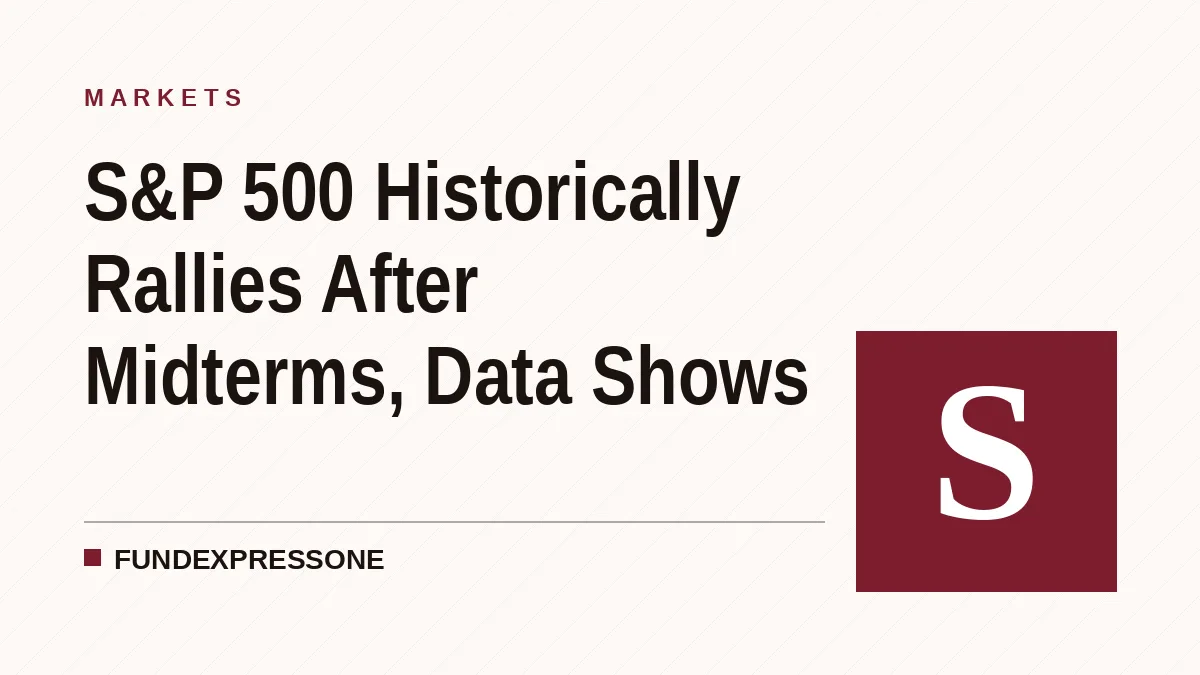 S&P 500 Historically Rallies After Midterms, Data Shows