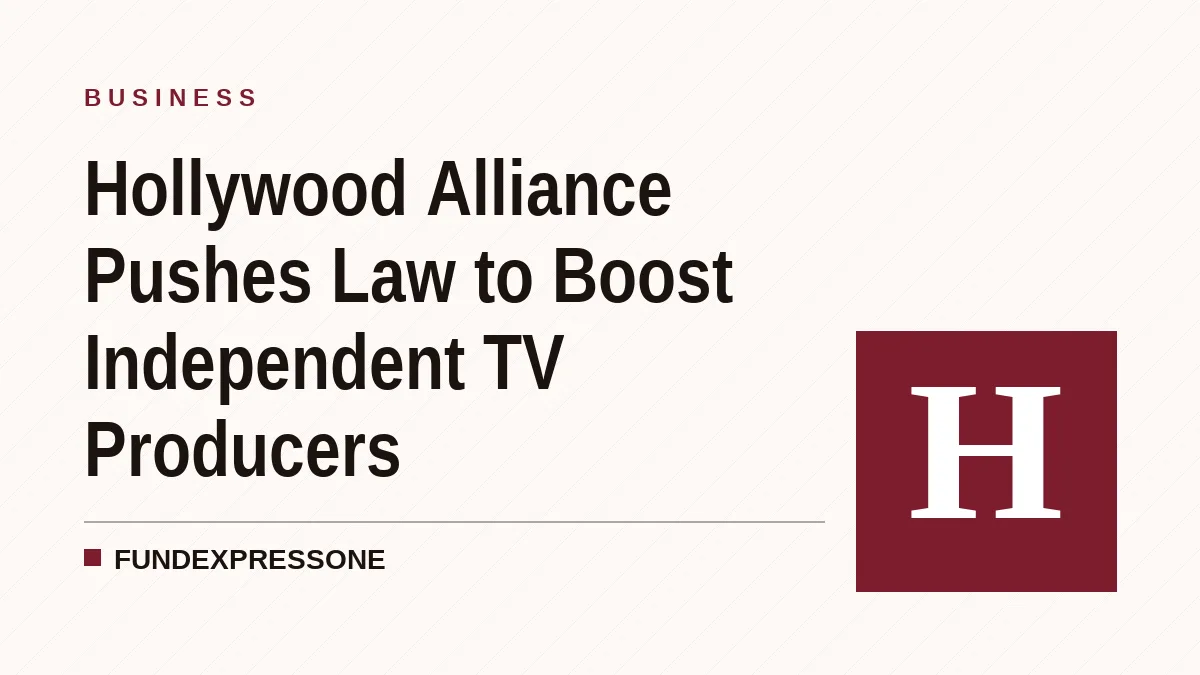 Hollywood Alliance Pushes Law to Boost Independent TV Producers