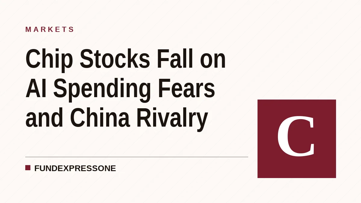Chip Stocks Fall on AI Spending Fears and China Rivalry