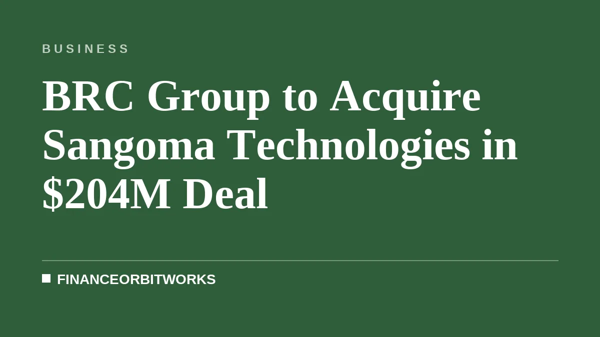 BRC Group to Acquire Sangoma Technologies in $204M Deal