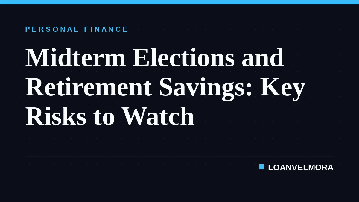 Midterm Elections and Retirement Savings: Key Risks to Watch