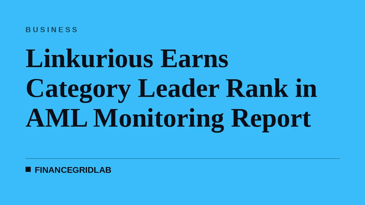 Linkurious Earns Category Leader Rank in AML Monitoring Report