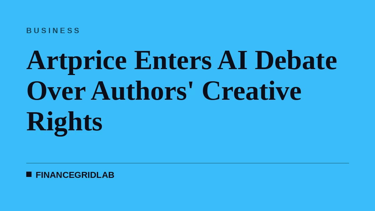 Artprice Enters AI Debate Over Authors' Creative Rights