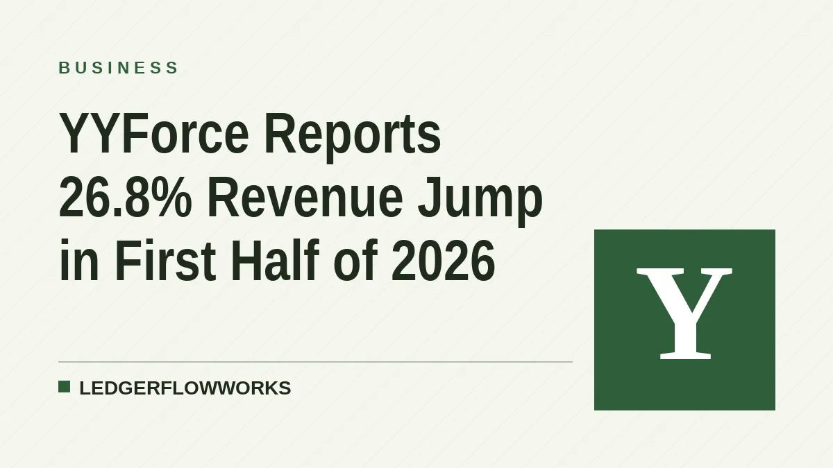 YYForce Reports 26.8% Revenue Jump in First Half of 2026