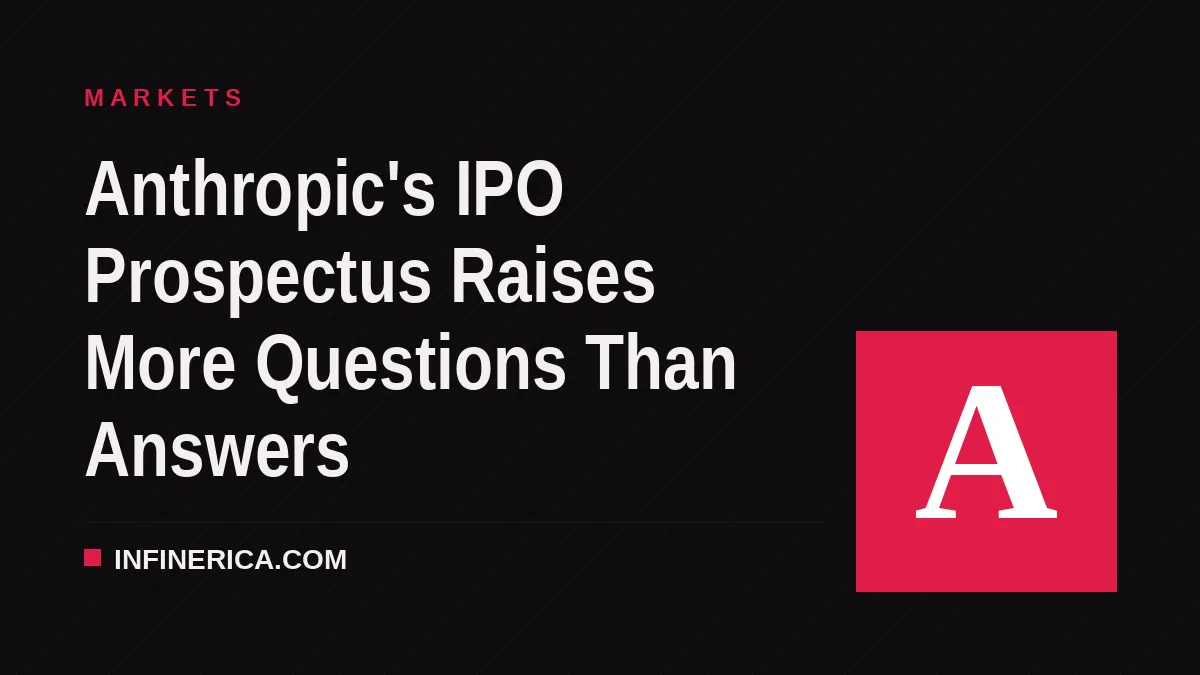 Anthropic's IPO Prospectus Raises More Questions Than Answers