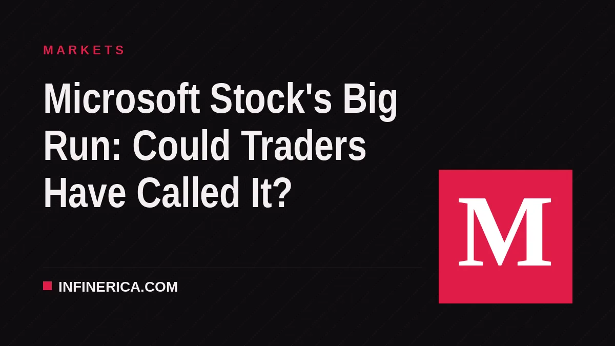 Microsoft Stock's Big Run: Could Traders Have Called It?