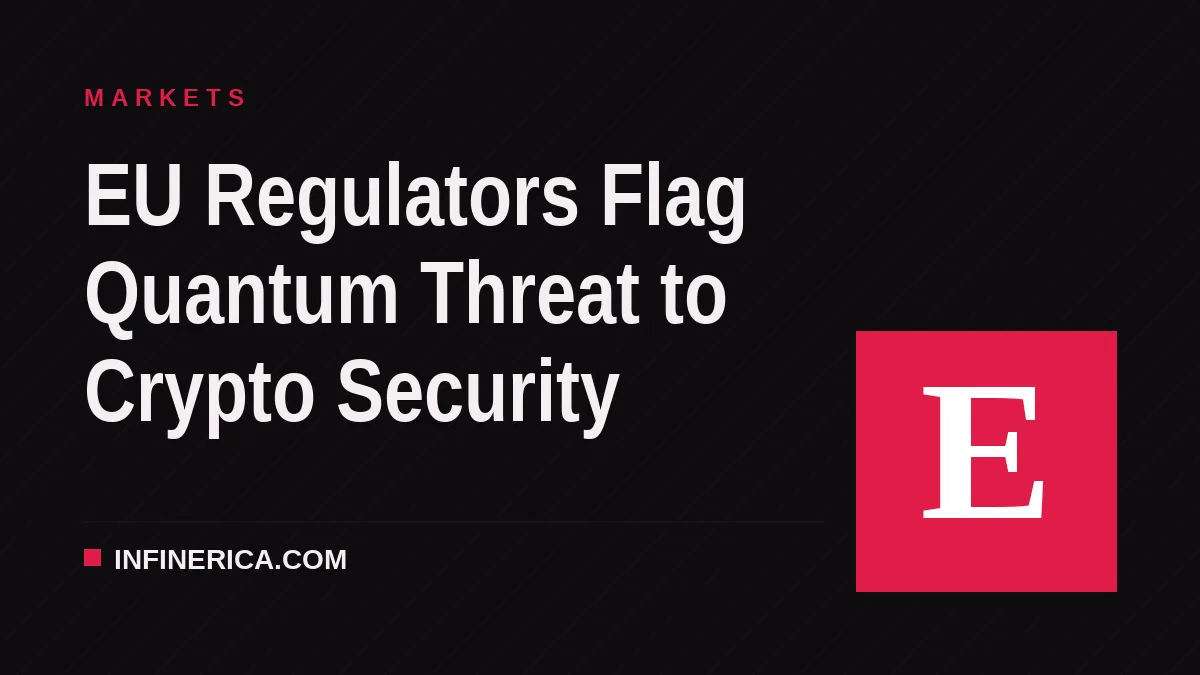 EU Regulators Flag Quantum Threat to Crypto Security
